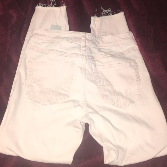 high rise light pink hollister jeans - Picture 1 of 3